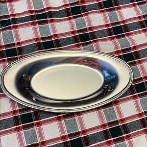 Oneida Silver Oval Serving Tray
